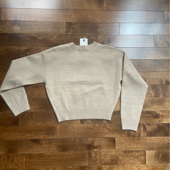 - - Endless Rose Beige Love Chenille Embroidered Sweater NWT - Picture 9 of 9